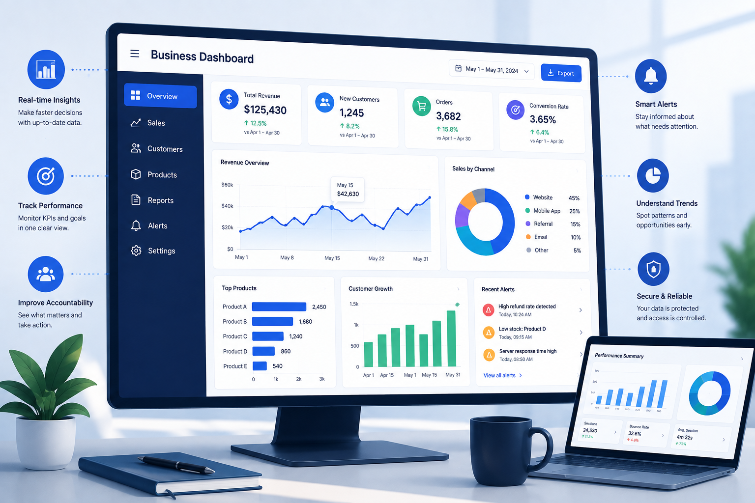 Data Dashboards for Business: Turning Information into Better Decisions